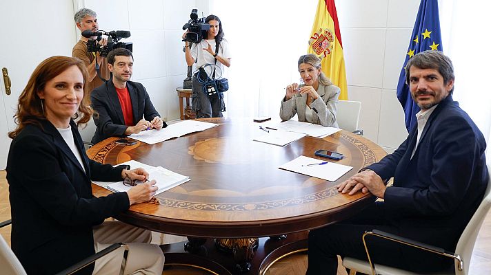 Telediario Fin de Semana - Sumar amenaza con plantar al PSOE en el próximo Consejo de Ministros si no lleva el decreto de vivienda: "No valen parches"