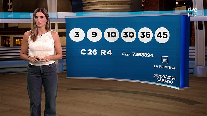 Loterías - Sorteo de la Bonoloto y Primitiva del 26/09/2026