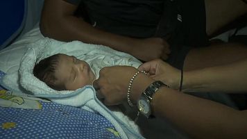 Nace un beb� en Ceuta de una mujer que cruz� a nado embarazada de ocho meses