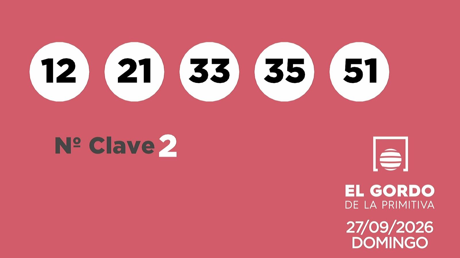 Sorteo de la Lotería Gordo de la Primitiva del 27/09/2026 - Ver ahora
