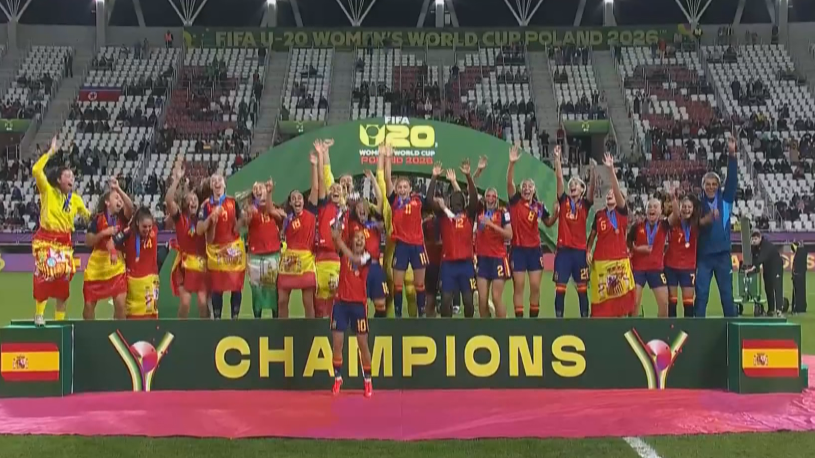 Tres jugadoras vascas están entre las campeonas del Mundial de Fútbol sub-21