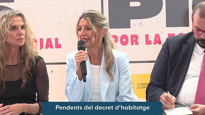 L'Informatiu - Yolanda Díaz defensa la mobilització pacífica per exigir mesures d'habitatge