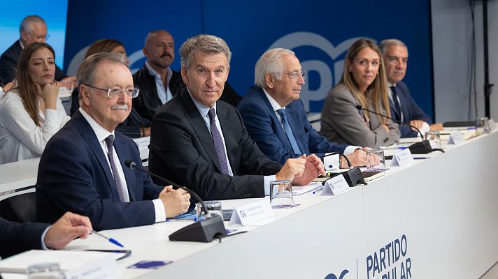 Telediario 1 - Feijóo acusa al Gobierno del "fracaso" en vivienda