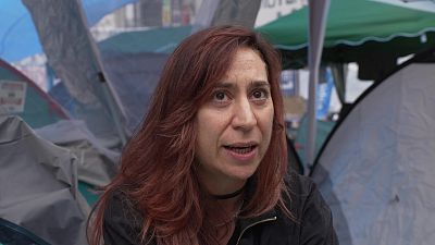 Arancha: "Yo tengo suerte, tengo un hogar, pero tengo que estar aquí"