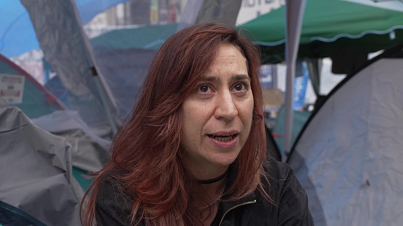 Arancha voces acampada