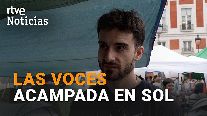RTVE Noticias Vídeo - La voces: Acampada en Sol - Oriol