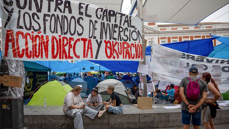 Acampada por la vivienda: perfil de los acampados en Sol