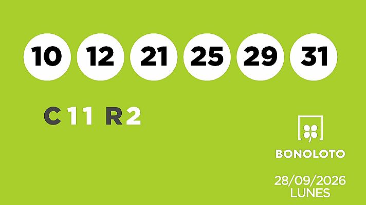 SELAE - Sorteo de la Lotería Bonoloto del 28/09/2026