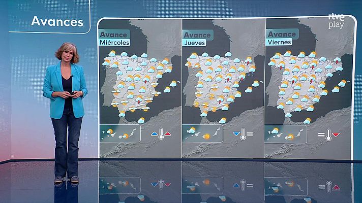El tiempo - Descenso notable de las temperaturas máximas en el interior sur