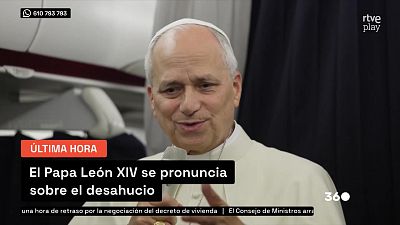 El papa León XIV habla del desahucio de Maricarmen
