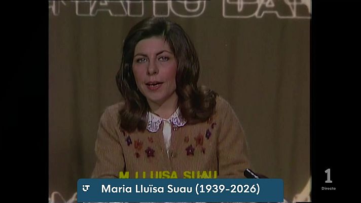 Informatiu Balear - Mor Maria Lluïsa Suau, primera presentadora de l'Informatiu Balear