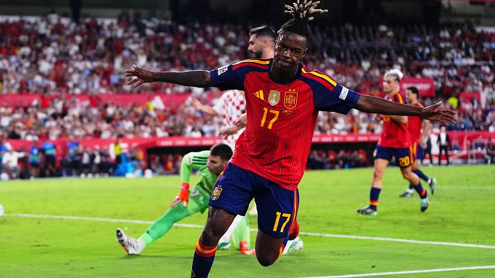 UEFA Nations League - Gol de Nico Williams en el minuto 88 del España - Croacia (4-1) | Nations League