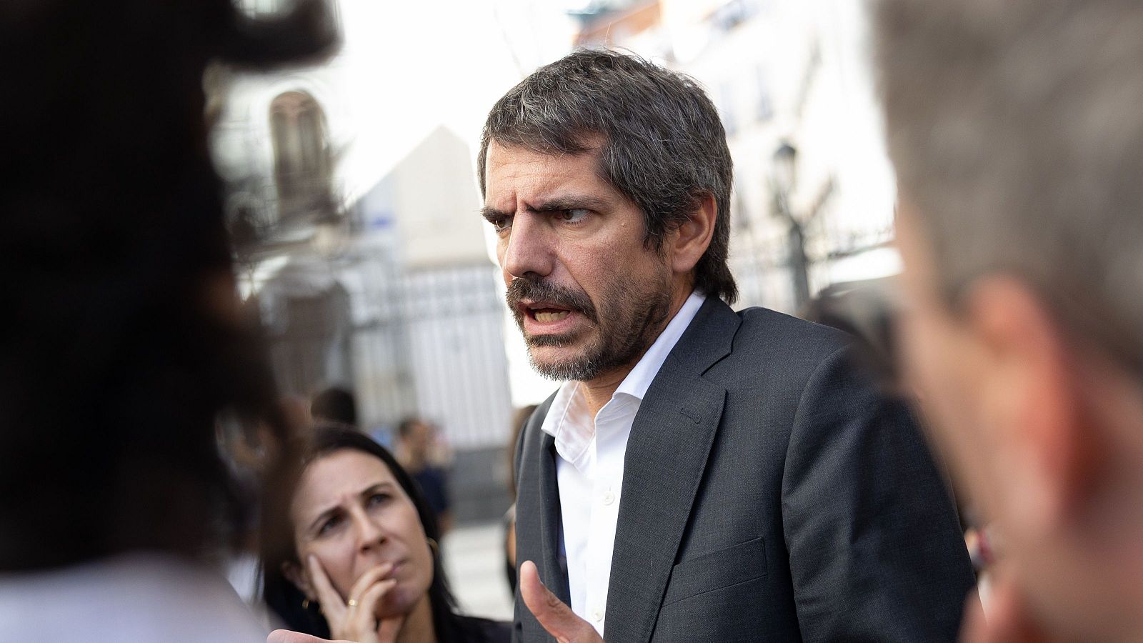 El ministro de Cultura, Ernest Urtasun, en el Congreso.