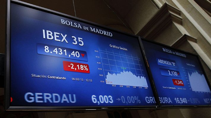 Telediario 1 - El Ibex pierde casi el 3%