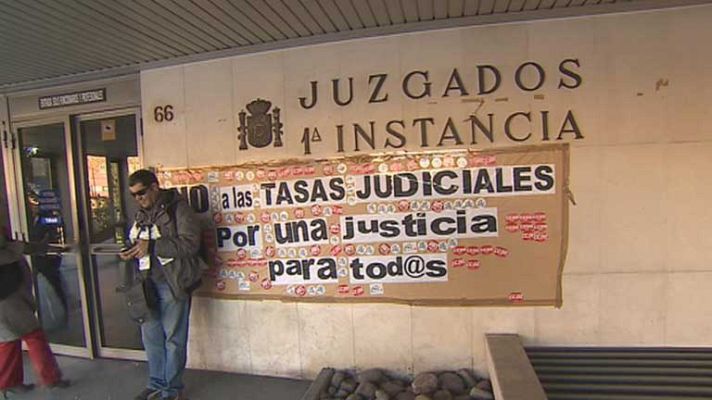 Telediario 1 - Aumento de los desahucios