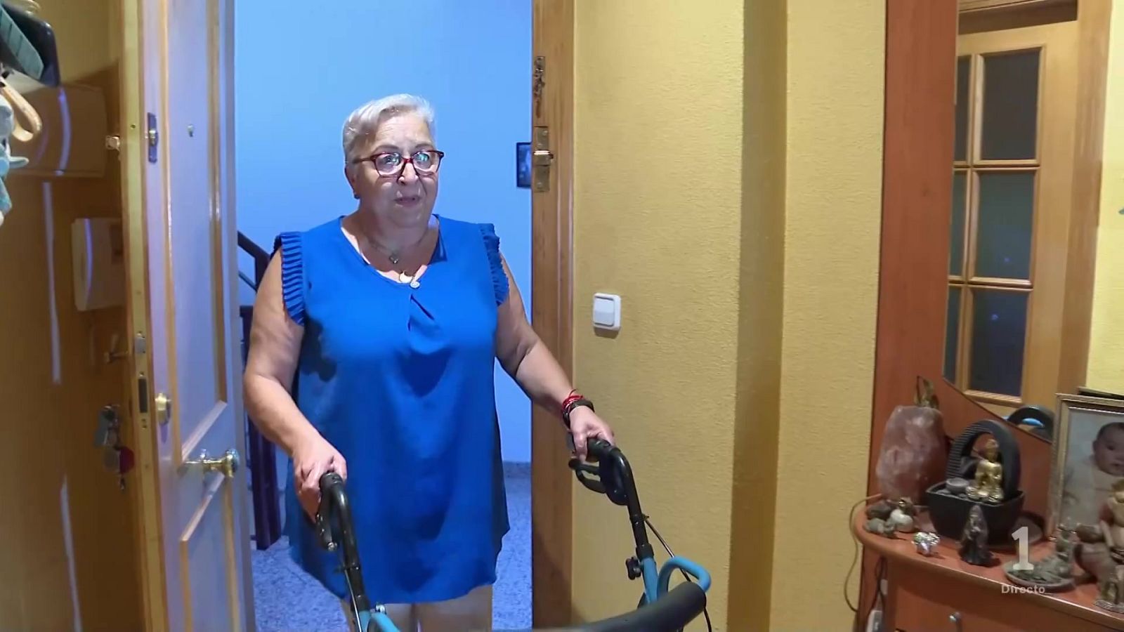 Antonia Mayol, una vecina de Alcantarilla con movilidad reducida, ha logrado paralizar estos días su tercer intento de desahucio