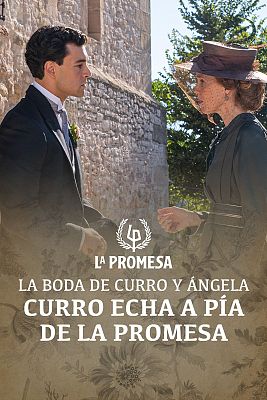 La Promesa - La Promesa: Curro enfrenta a Pía a las puertas de la iglesia