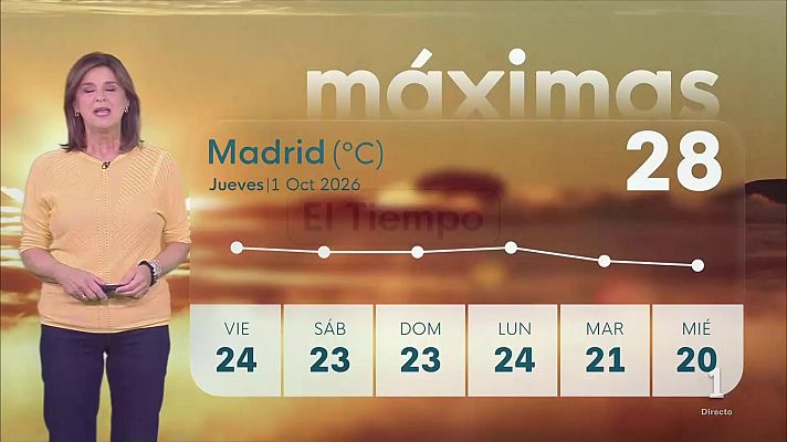 Informativo de Madrid - El tiempo en la Comunidad de Madrid –   01/10/26