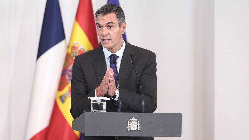 El presidente del Gobierno, Pedro Sánchez