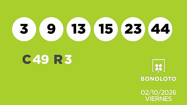 SELAE - Sorteo de la Lotería Bonoloto y Euromillones del 02/10/2026