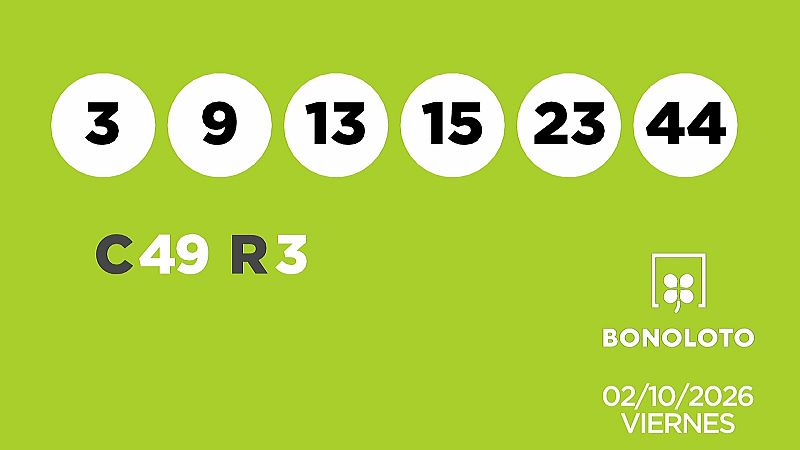 Sorteo de la Lotería Bonoloto y Euromillones del 02/10/2026 - Ver ahora