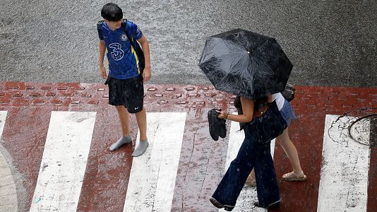 El tiempo: persiste la inestabilidad en pen�nsula y Baleares con lluvias menos intensas