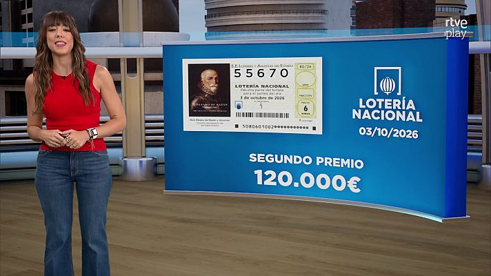 Loterías - Sorteo de la Lotería Nacional del 03/10/2026