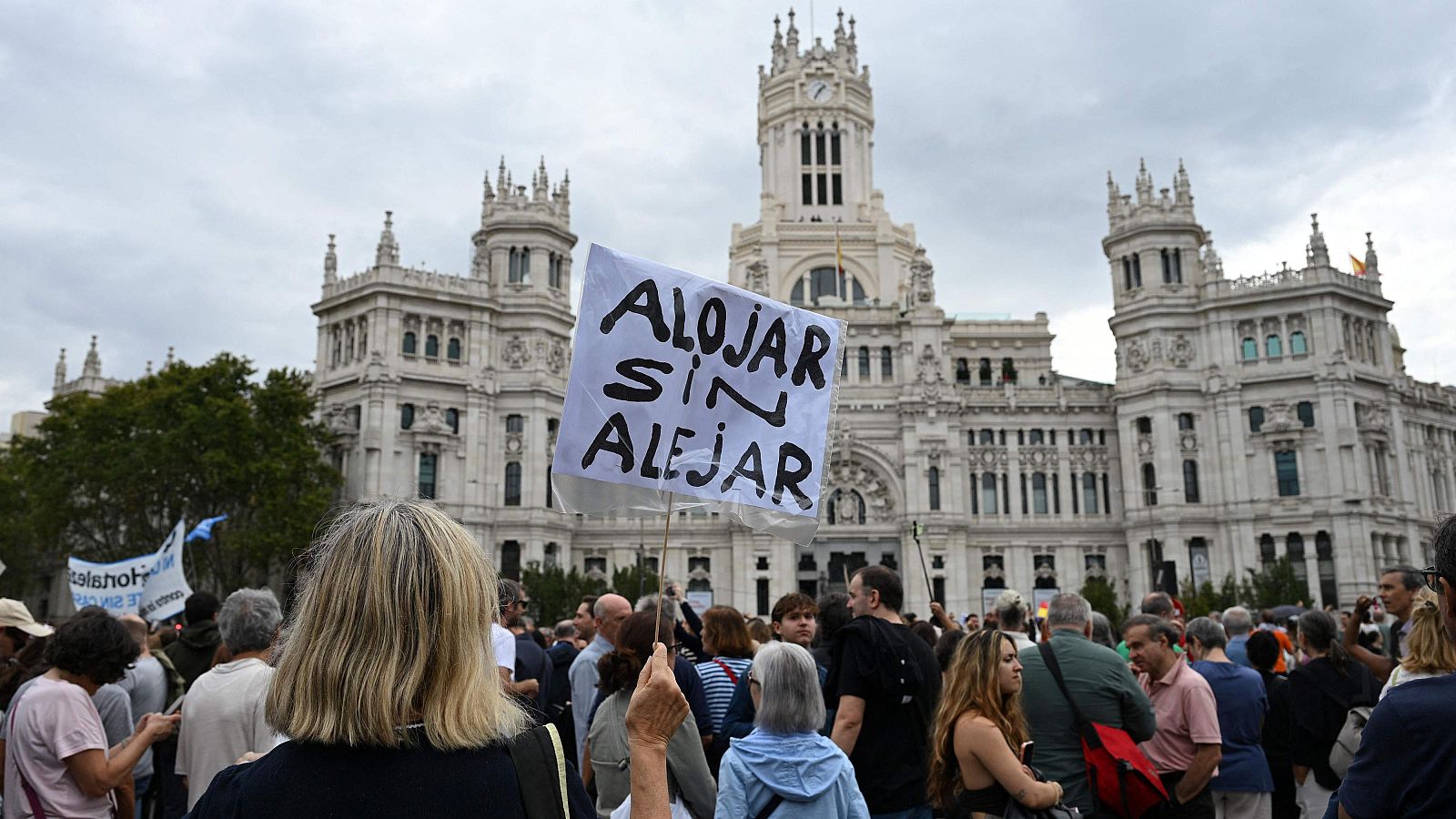 Manifestación masiva en Madrid por la vivienda