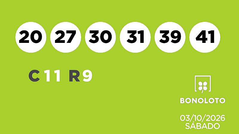 Sorteo de la Lotería Bonoloto del 03/10/2026 - Ver ahora