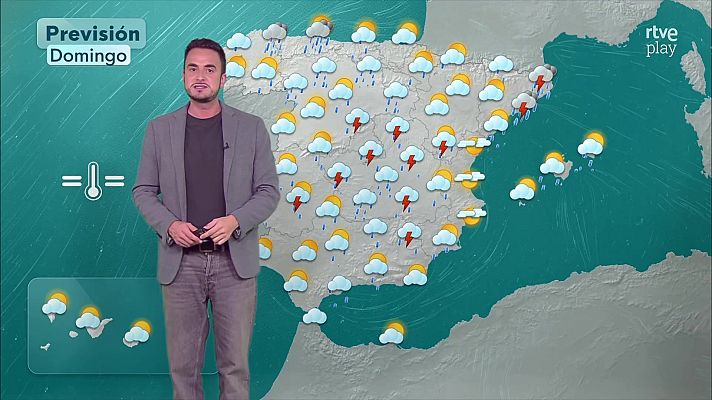 El tiempo - Las máximas suben en Galicia, Aragón, Navarra, País Vasco y Canarias, bajan en Cataluña, Baleares e interior