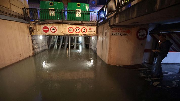 Informativo 24h - Al menos150 incidencias por lluvia en Bizkaia e inundaciones
