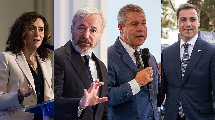 Diario 24 - Ayuso dice que "Sánchez se va porque no le dan los números" y Page confía "mucho" en el voto de la gente