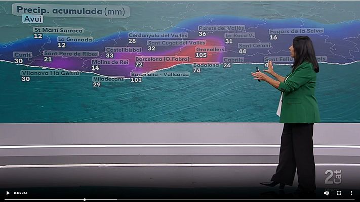 El temps - Els aiguats no donen treva