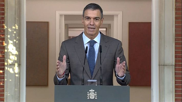 Telediario 1 - Sánchez convoca elecciones anticipadas el 29 de noviembre