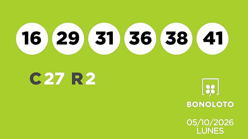 Sorteo de la Lotería Bonoloto del 05/10/2026 - Ver ahora