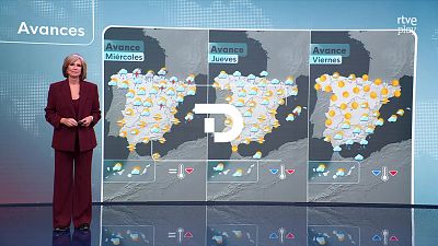 Probables chubascos y tormentas fuertes en ambas mesetas