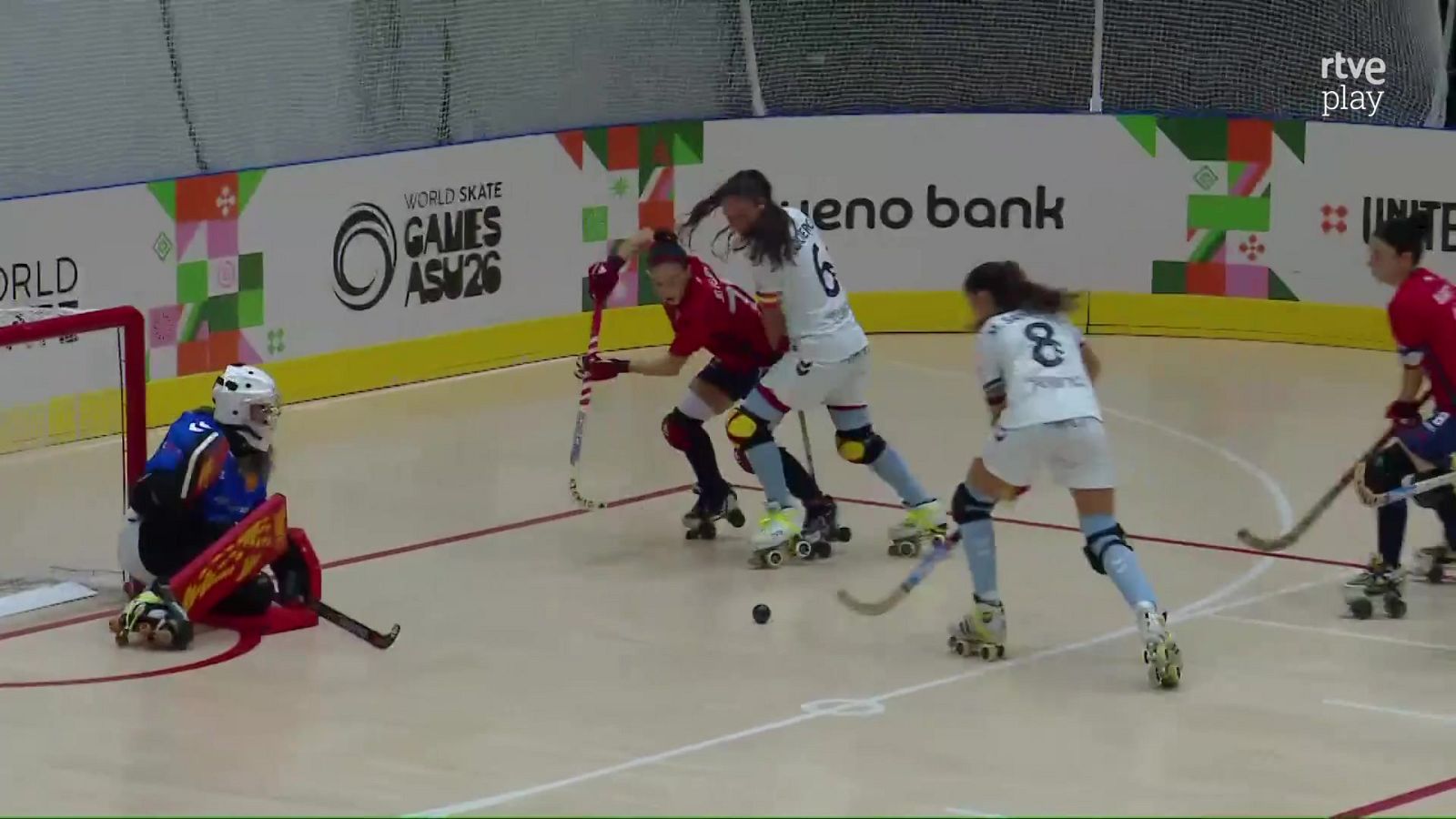 HOCKEY PATINES - Campeonato del Mundo Femenino. 1ª fase: España - Chil  051026_______Ptre