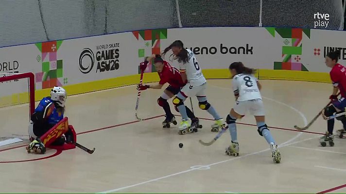 Hockey sobre patines - Campeonato del Mundo Femenino. 1ª fase: Chile - España