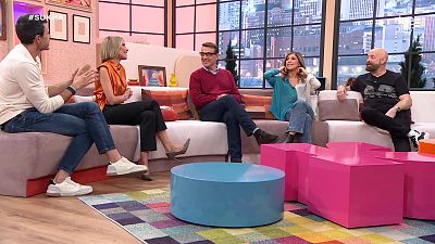Estrella Morente, Luis Merlo y Eva Isanta