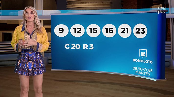 Loterías - Sorteo de la Bonoloto y Euromillones del 06/10/2026