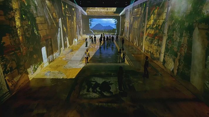 L'informatiu - Comunitat Valenciana - Sales immersives, realitat virtual i panels interactius per a endinsar-se en els últims dies de Pompeia