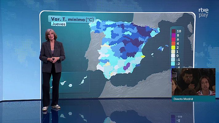 El tiempo - Descenso notable de las máximas en el Cantábrico