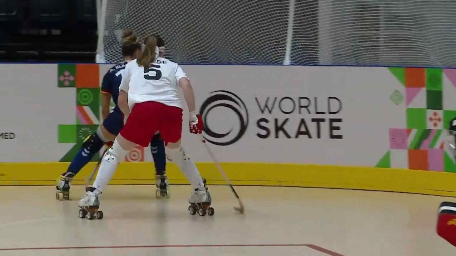 Hockey Patines - Campeonato del Mundo Femenino. 1ª fase: Suiza - España - Hockey sobre patines
