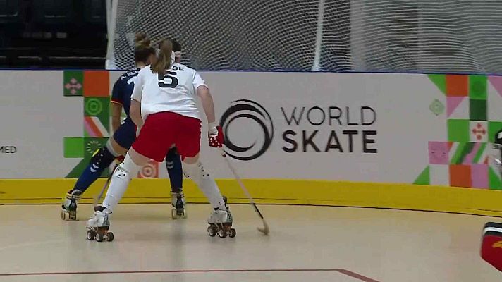 Hockey sobre patines - Campeonato del Mundo Femenino. 1ª fase: Suiza - España