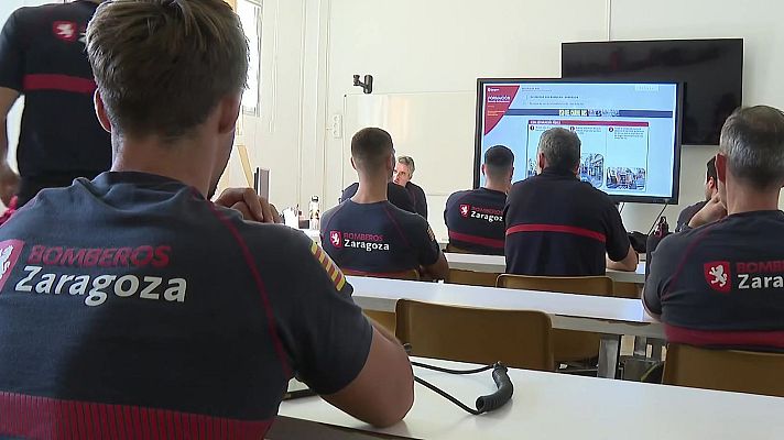 Noticias Aragón - Los bomberos de Zaragoza, pregoneros de las fiestas tras un verano de muchas emergencias