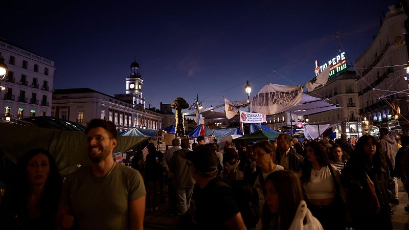 Ambiente en la Puerta del Sol