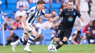 Real Sociedad - RC Deportivo de A Coruña: resumen del partido de la 8ª jornada de Liga | Primera