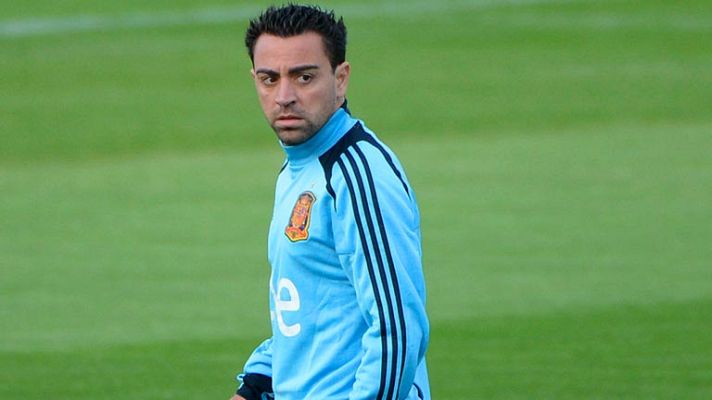 Telediario 1 - Xavi Hernández,  selección entre algodones