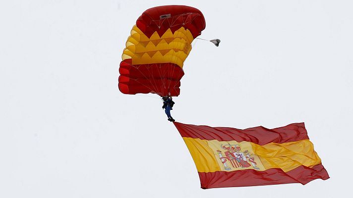 Un paracaidista con m�s de 12.500 saltos desplegar� la bandera: "Es un honor y un orgullo"
