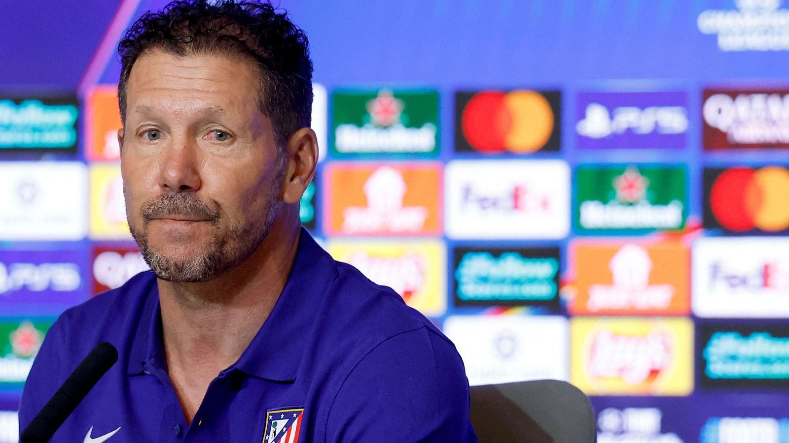 Diego Simeone: "Esperemos que Juli�n pueda seguir creciendo y llegue a ser el que queremos ver"